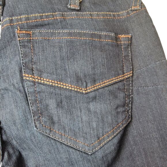 Ariat Real Jeans High Rise Ophelia Flare Fray Hem Size 28x32 - Picture 11 of 15